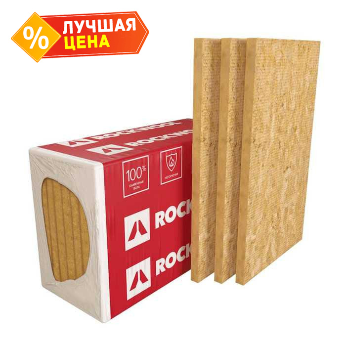 Утеплитель Роквул Руф Баттс Стяжка 100х1000х1200